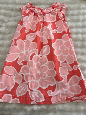 Cherokee Coral and Light Pink Floral Sundress